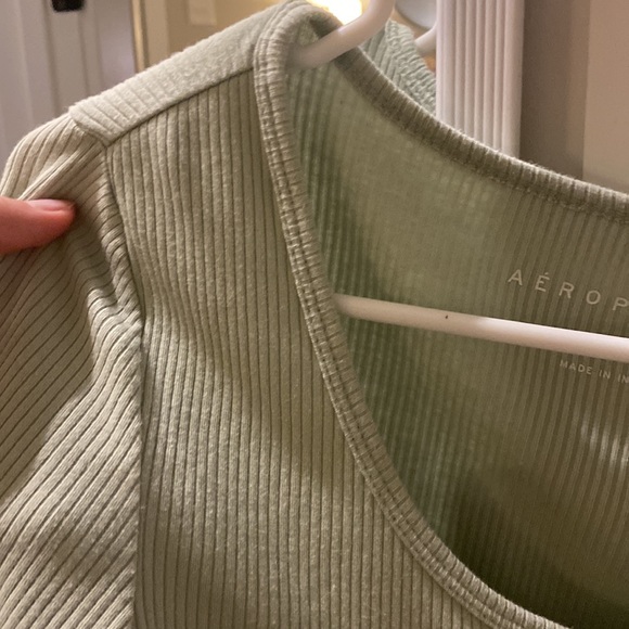 aeropostale cropped long sleeve top - Picture 3 of 6